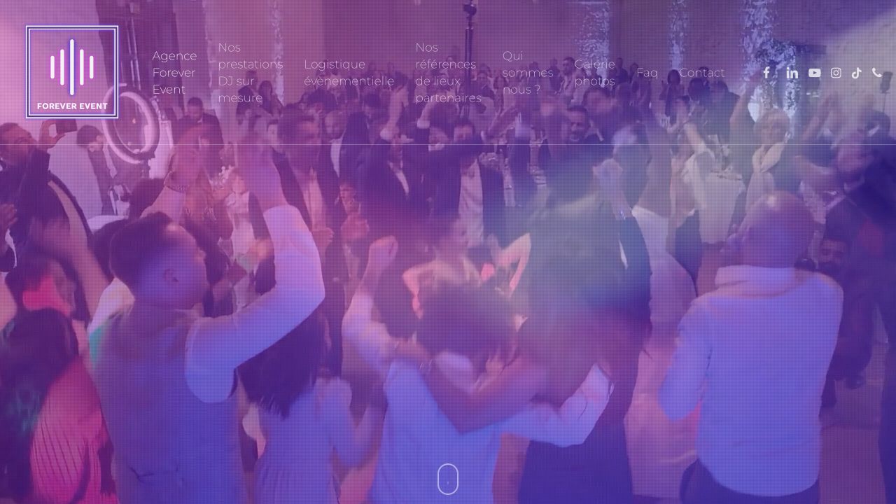 Capture du site de Forever Event — DJ Garwell
